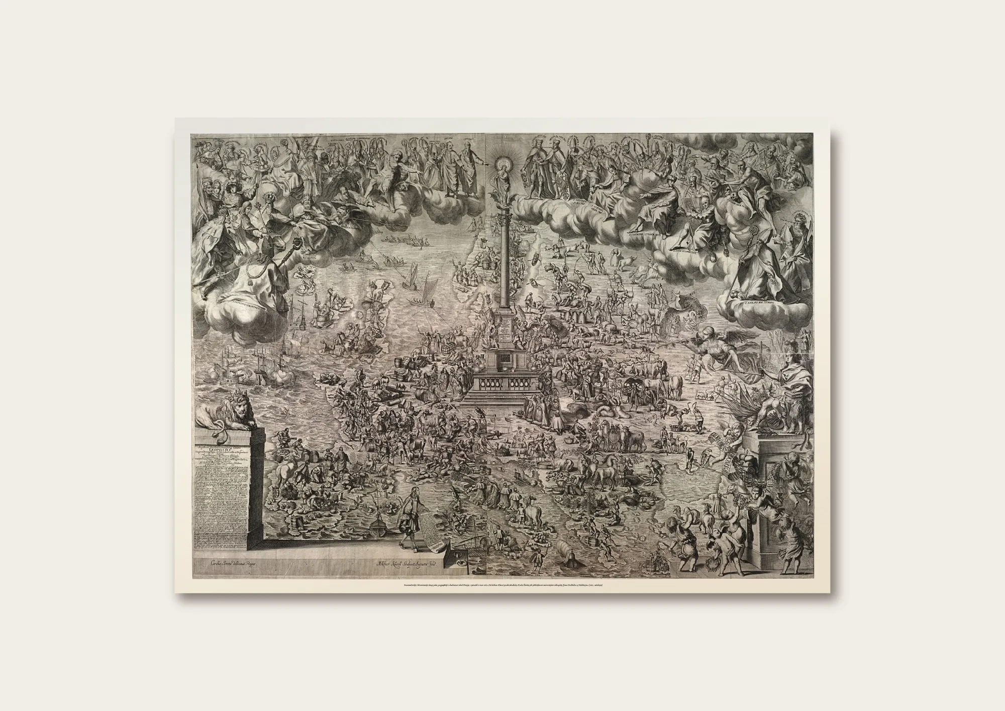 Plakát Staroměstského Mariánského sloupu